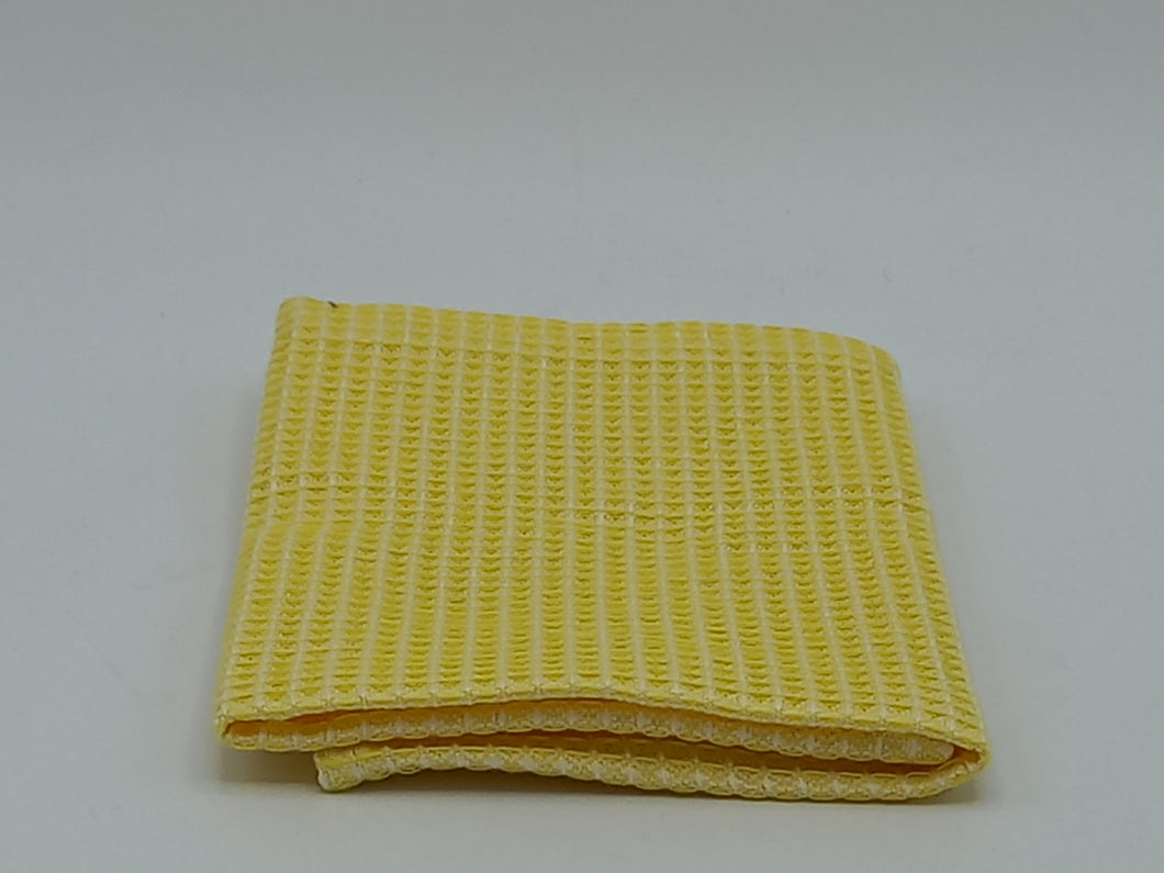 Abwaschlappen 35 x 35 cm Baumwolle gelb