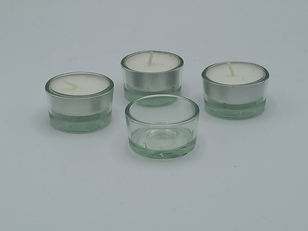 Glas für Rechaudkerzen