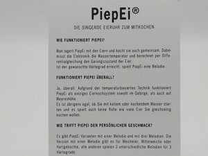 Piep Ei mittelblau