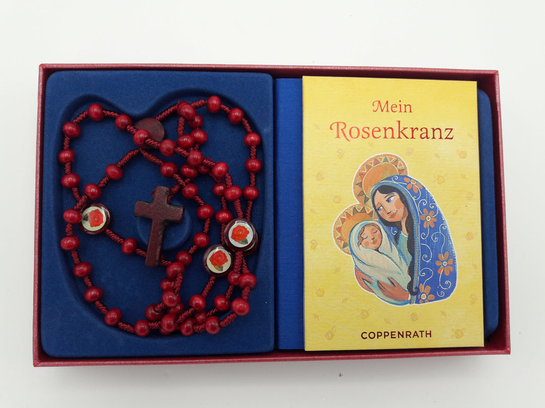 Geschenkbox Rosenkranz und Gebetebüchlein